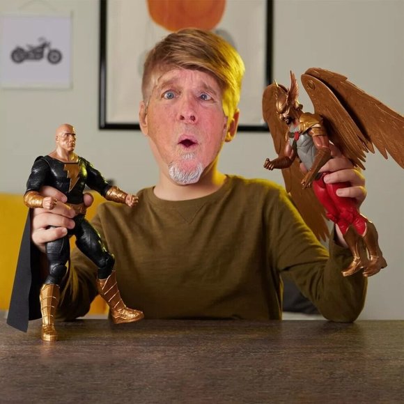 DC Black Adam & Hawkman 12" 1st Edition Action Figures 2 Pac 100% New Sealed - Picture 11 of 11